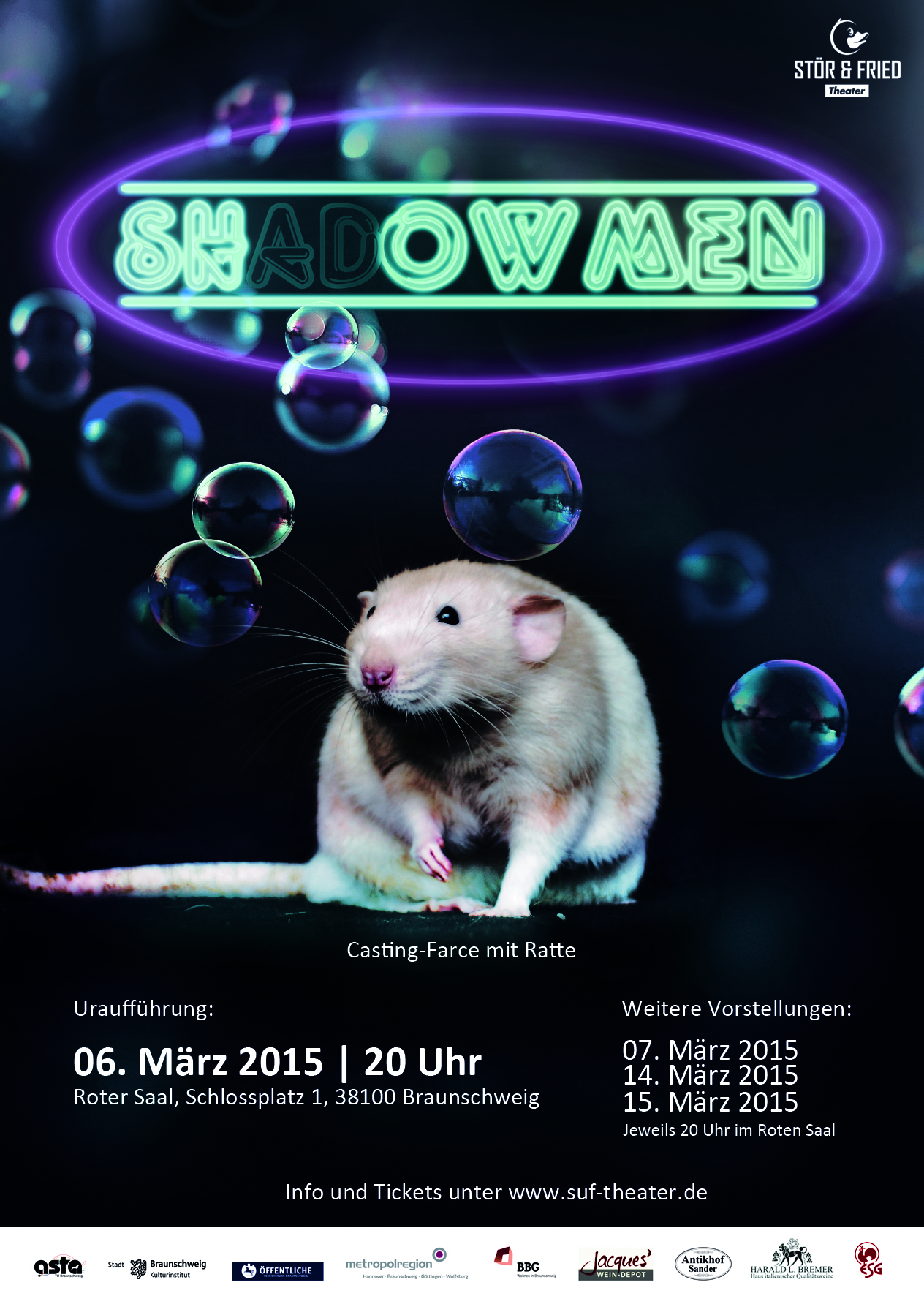 Plakat mit Daten_SH(AD)OW MEN (c) Sascha Dettbarn