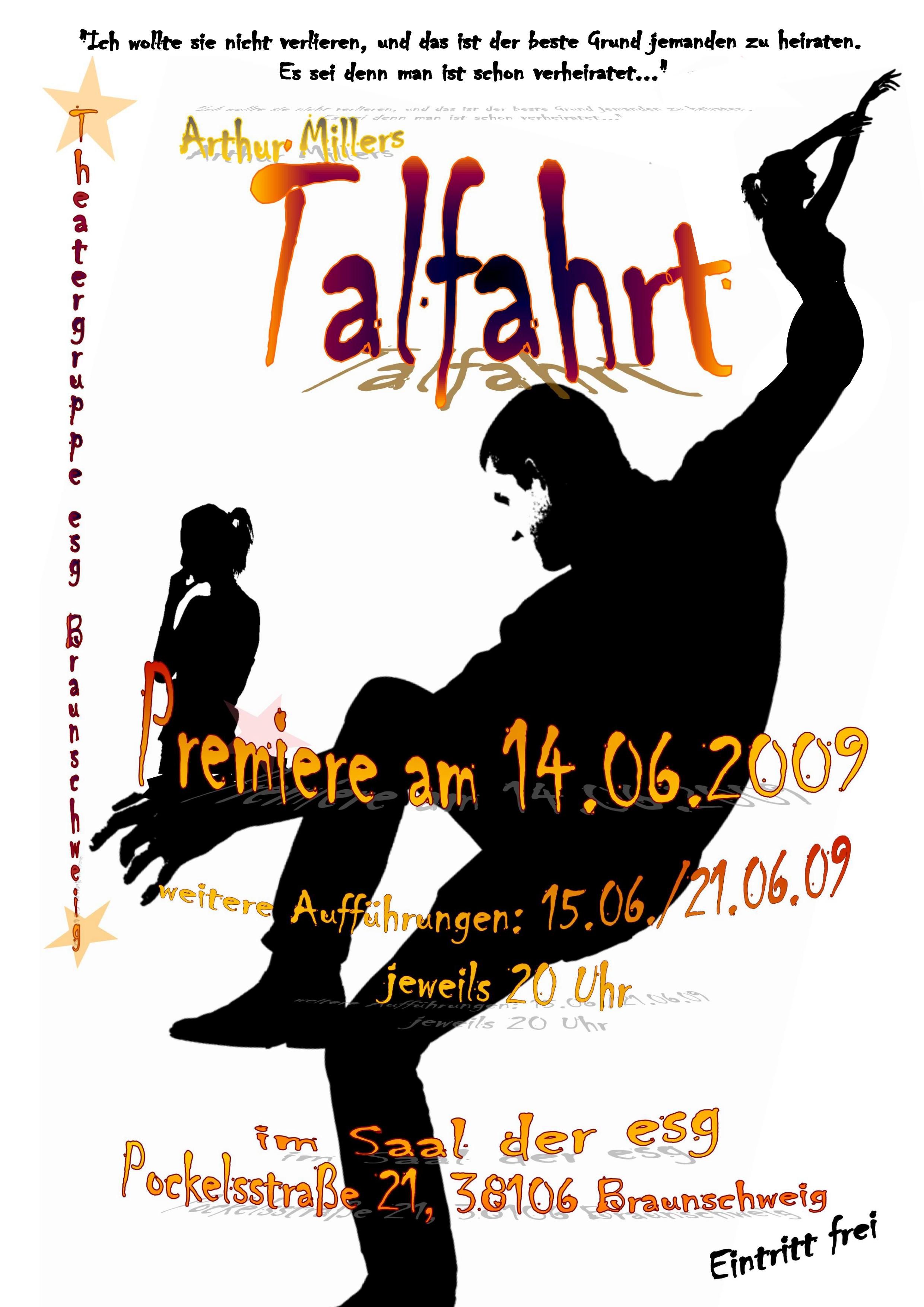 Plakat Talfahrt (c) Anna Daßler