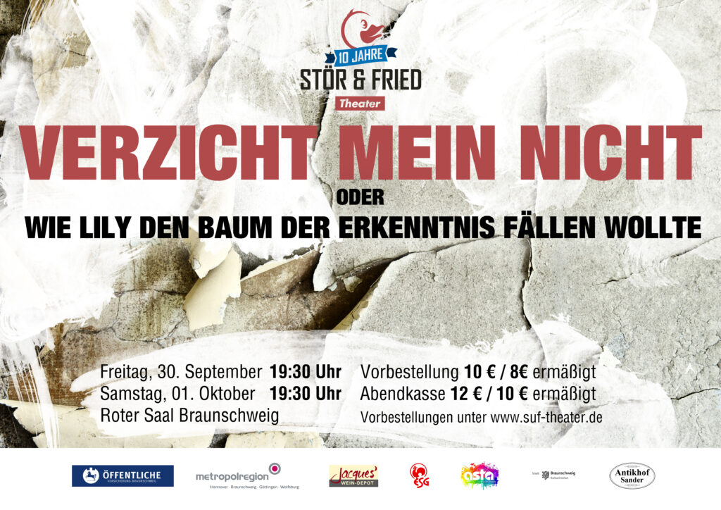 Plakat Verzicht Mein Nicht_quer (c) Sascha Dettbarn